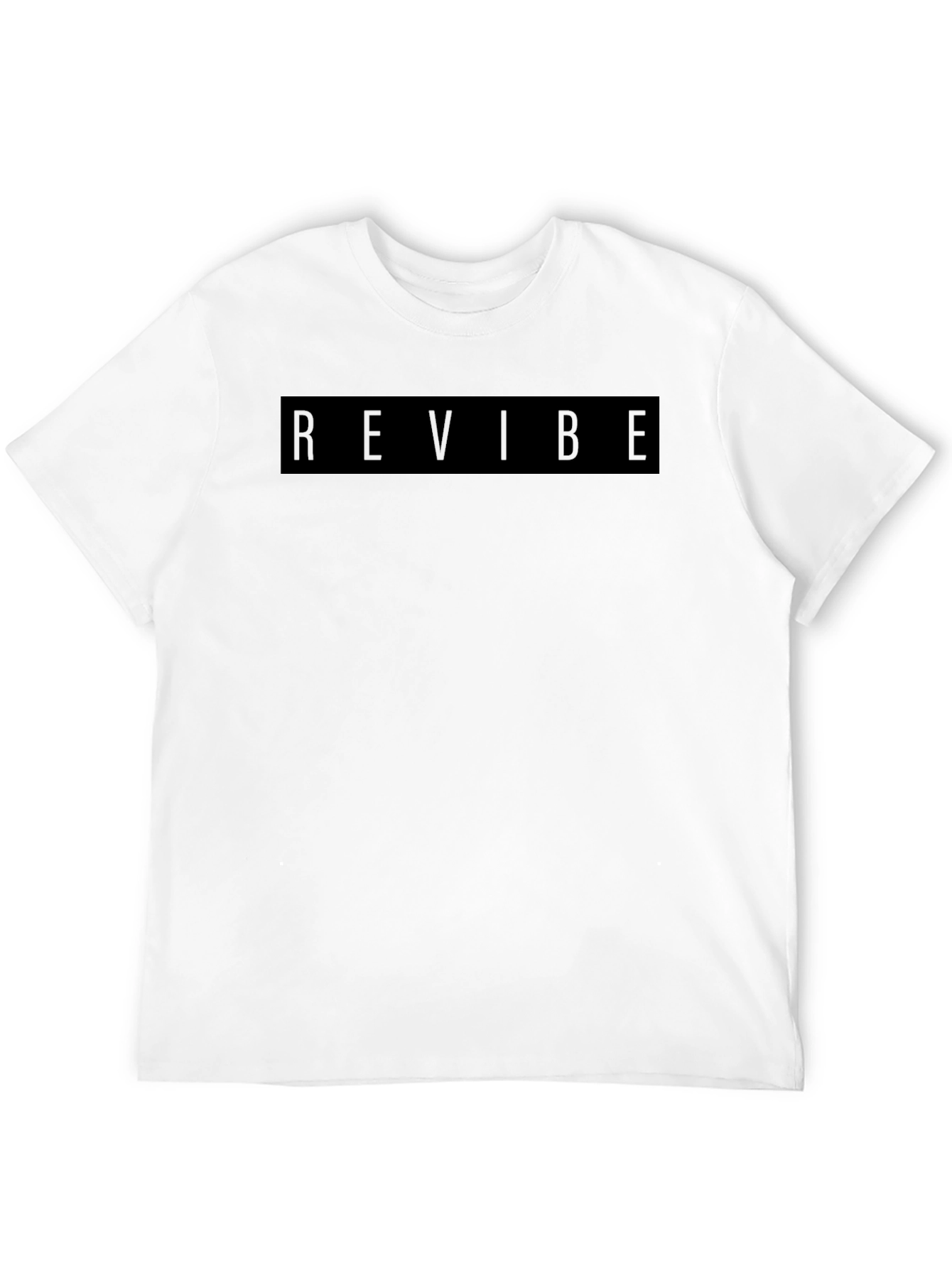 Revibe Black Graphic Tee - Mens Casual Fashion