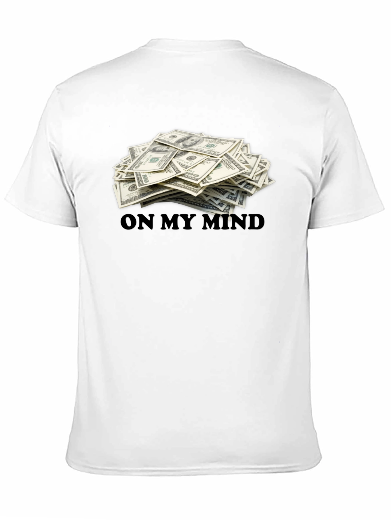 Money On My Mind Black T-Shirt
