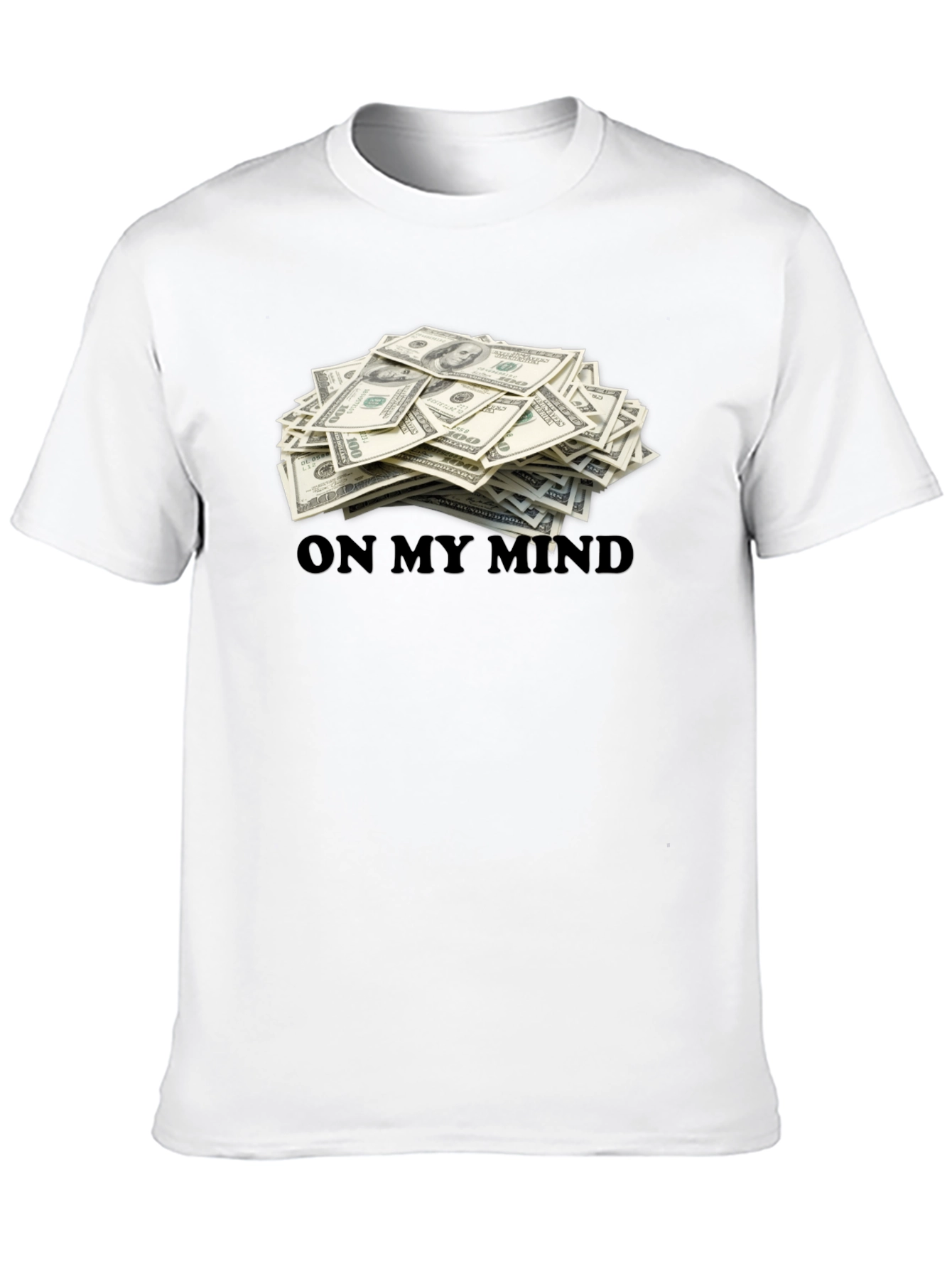 Money On My Mind Black T-Shirt