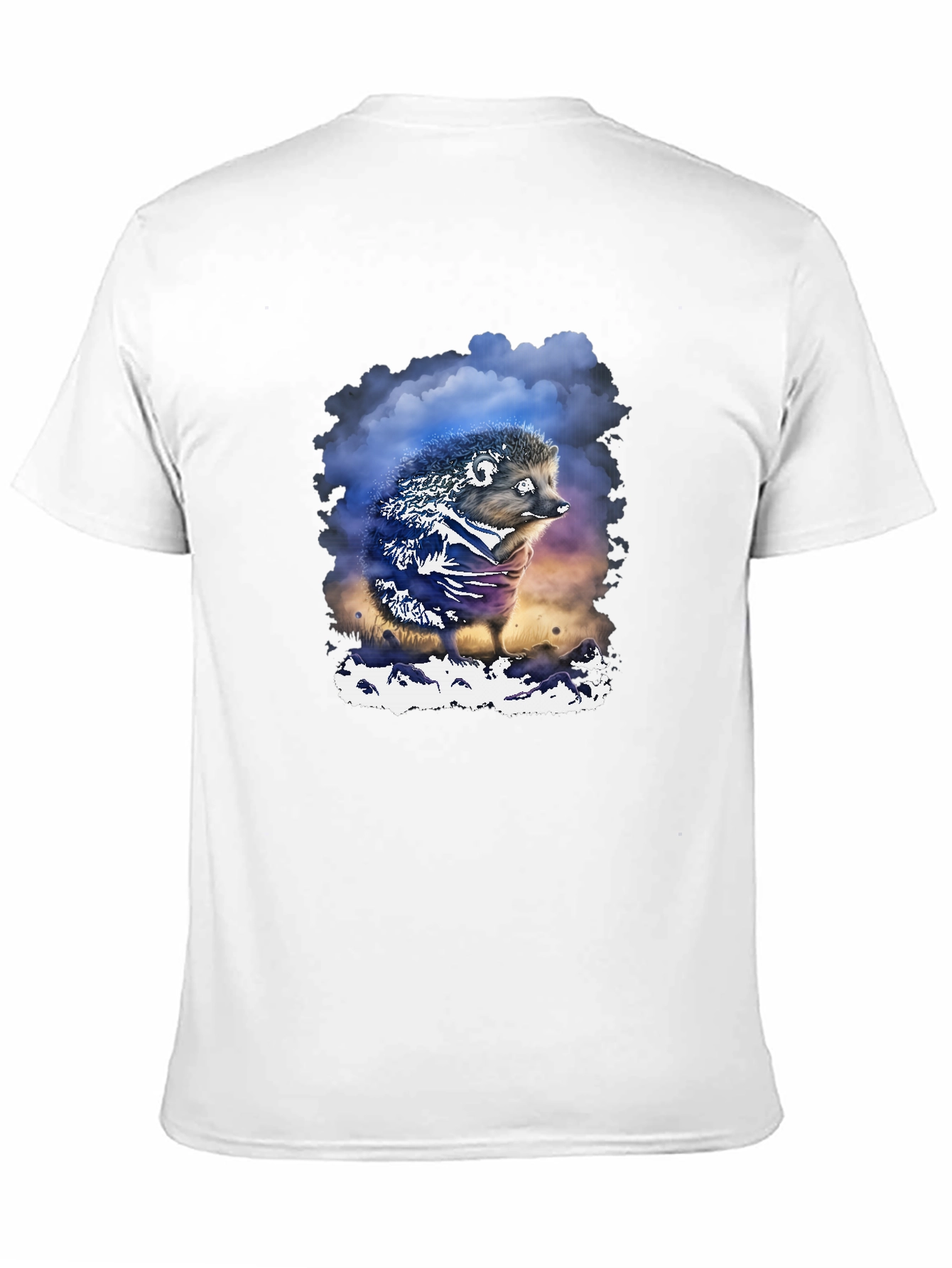 Hedgehog Graphic T-Shirt - Soft Cotton Blend