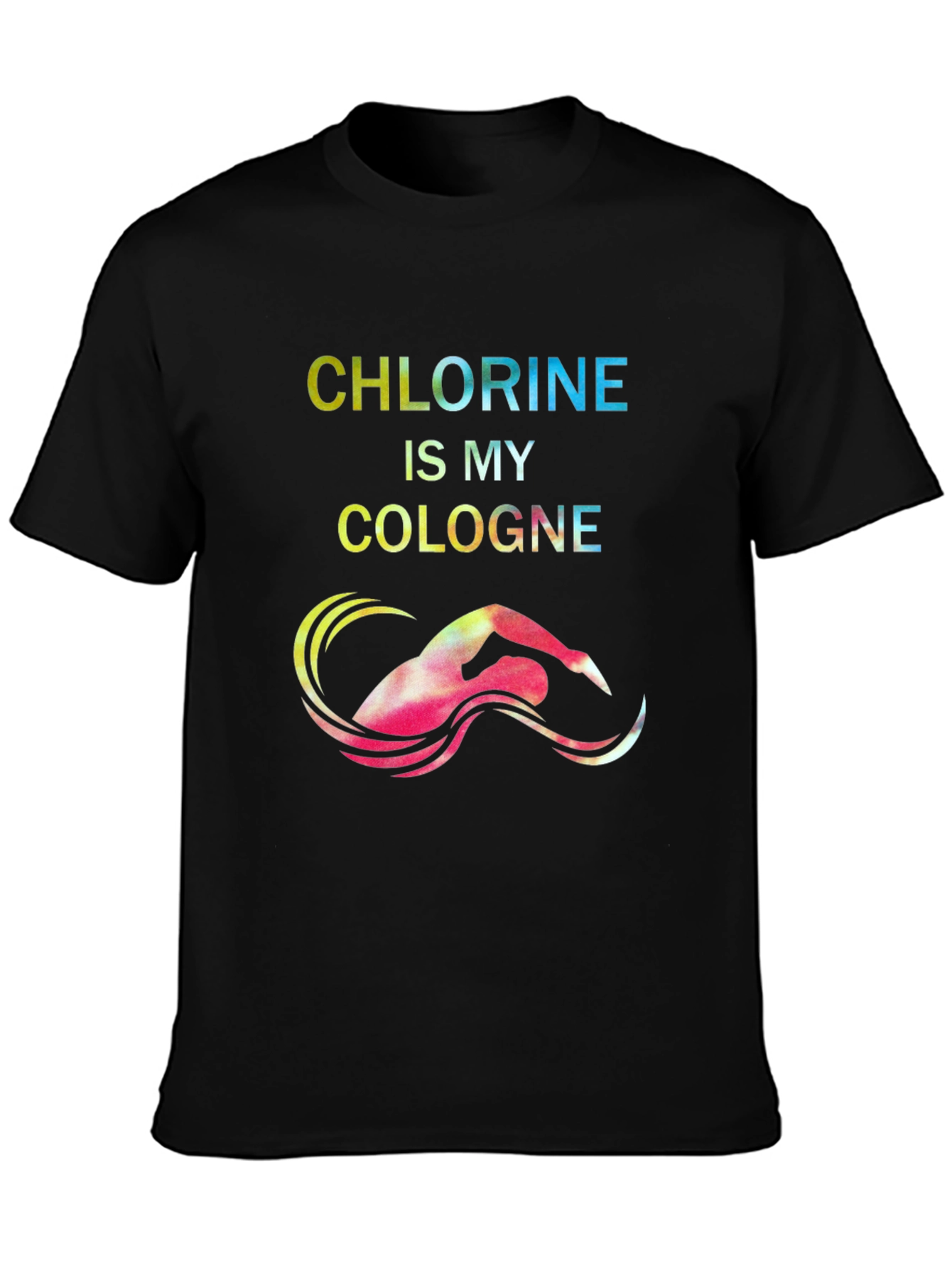 Chlorine is My Cologne Swimmer Graphic Tee