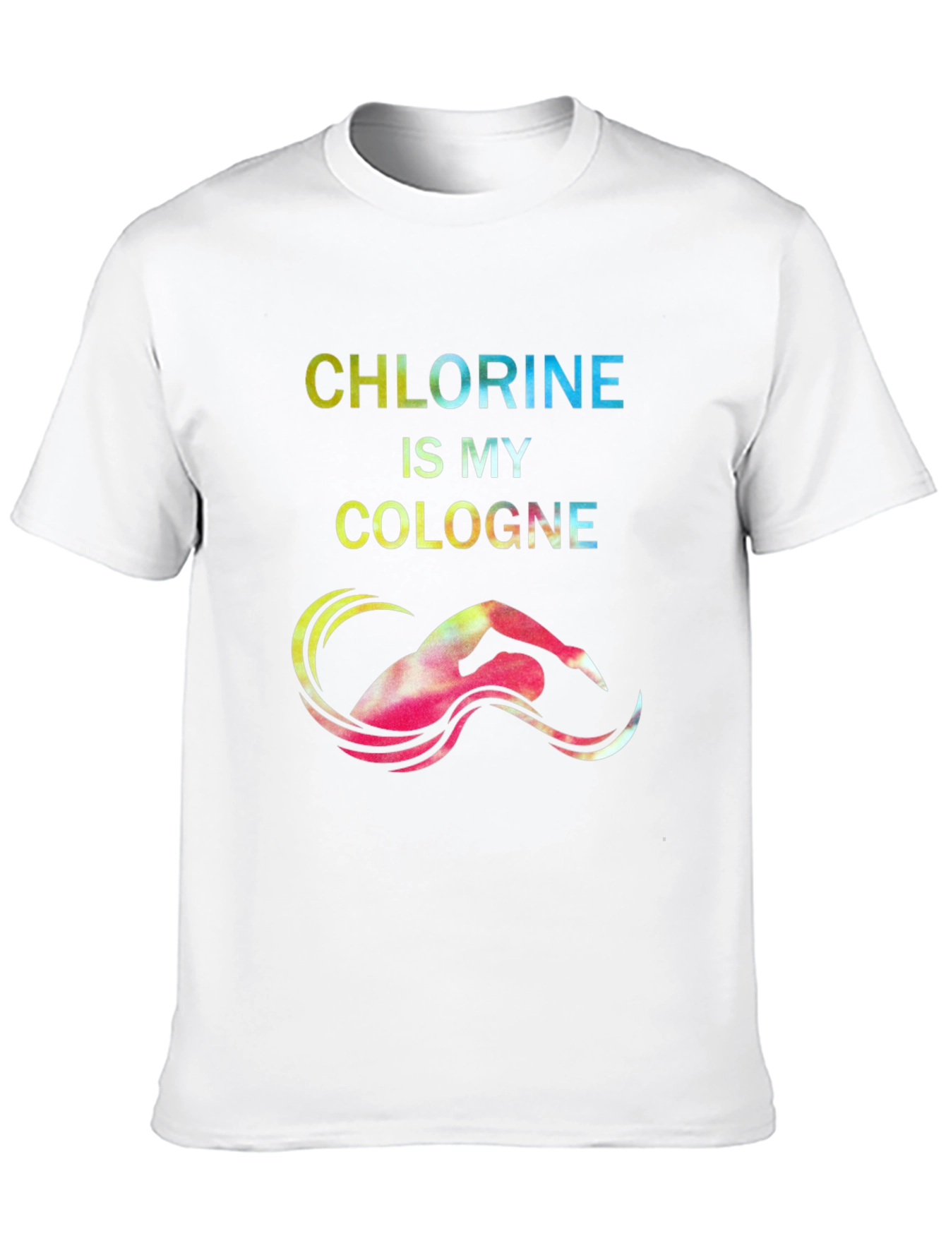 Chlorine is My Cologne Swimmer Graphic Tee