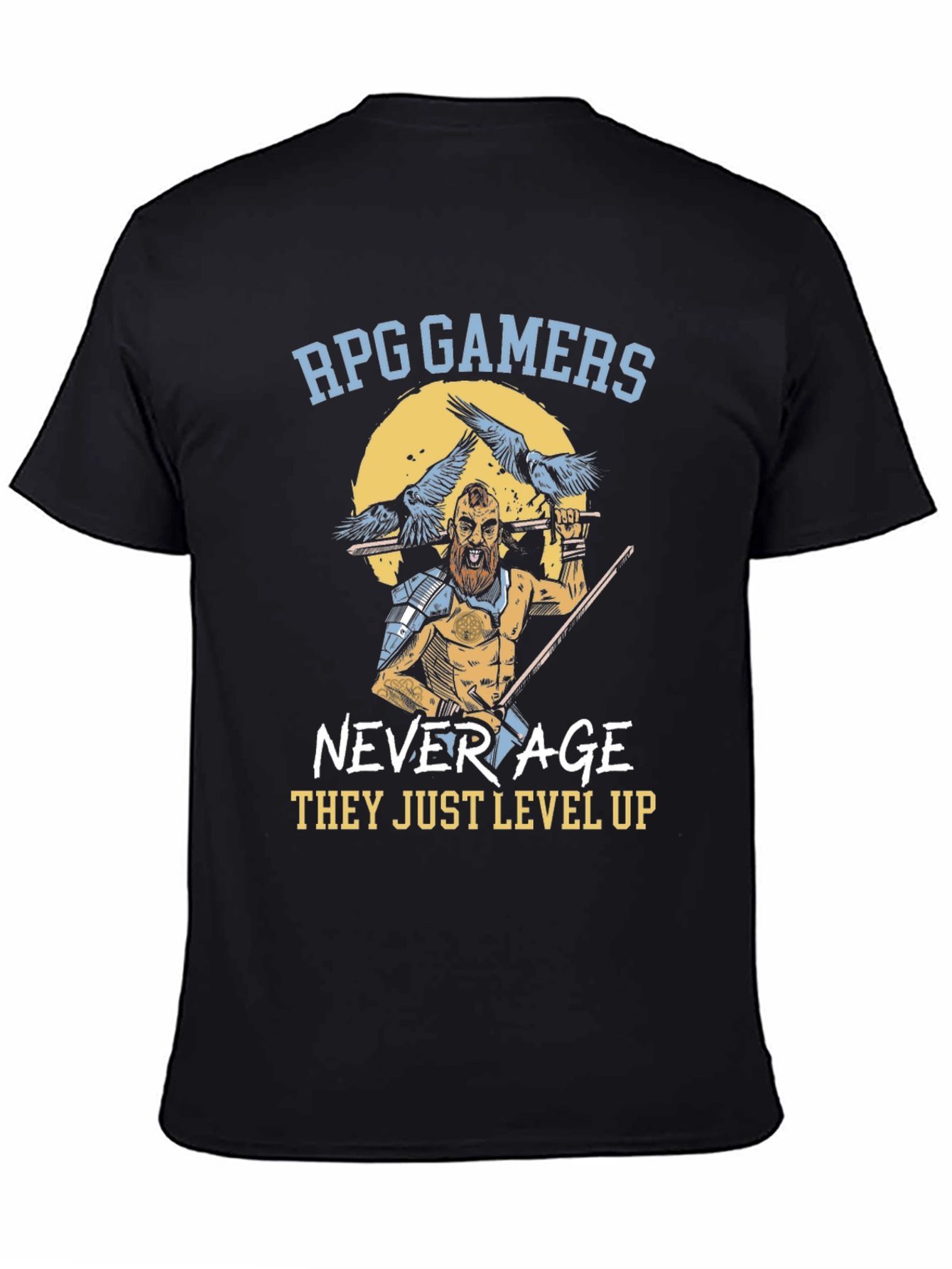 RPG Gamers T-Shirt - Level Up Design