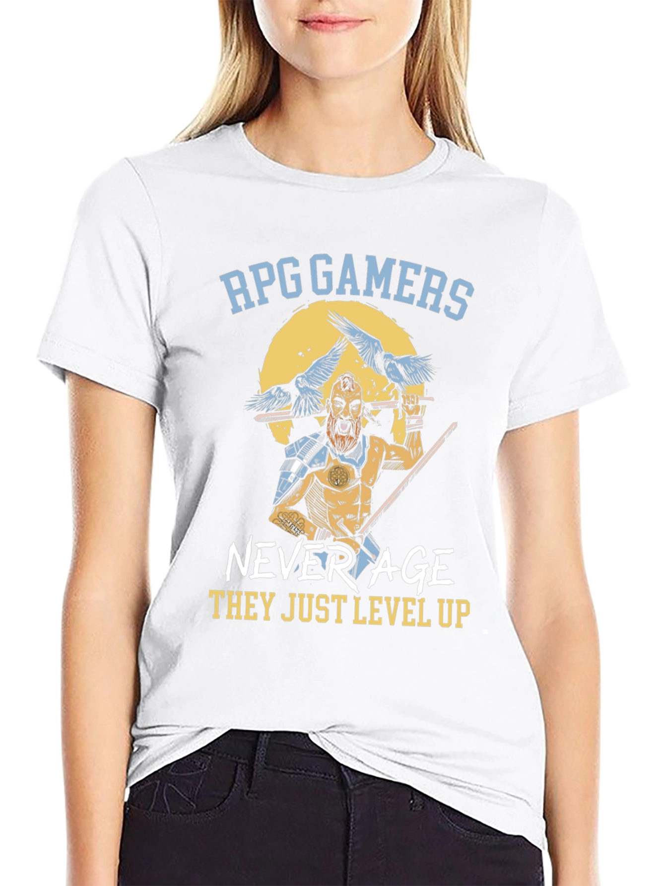 RPG Gamers T-Shirt - Level Up Design