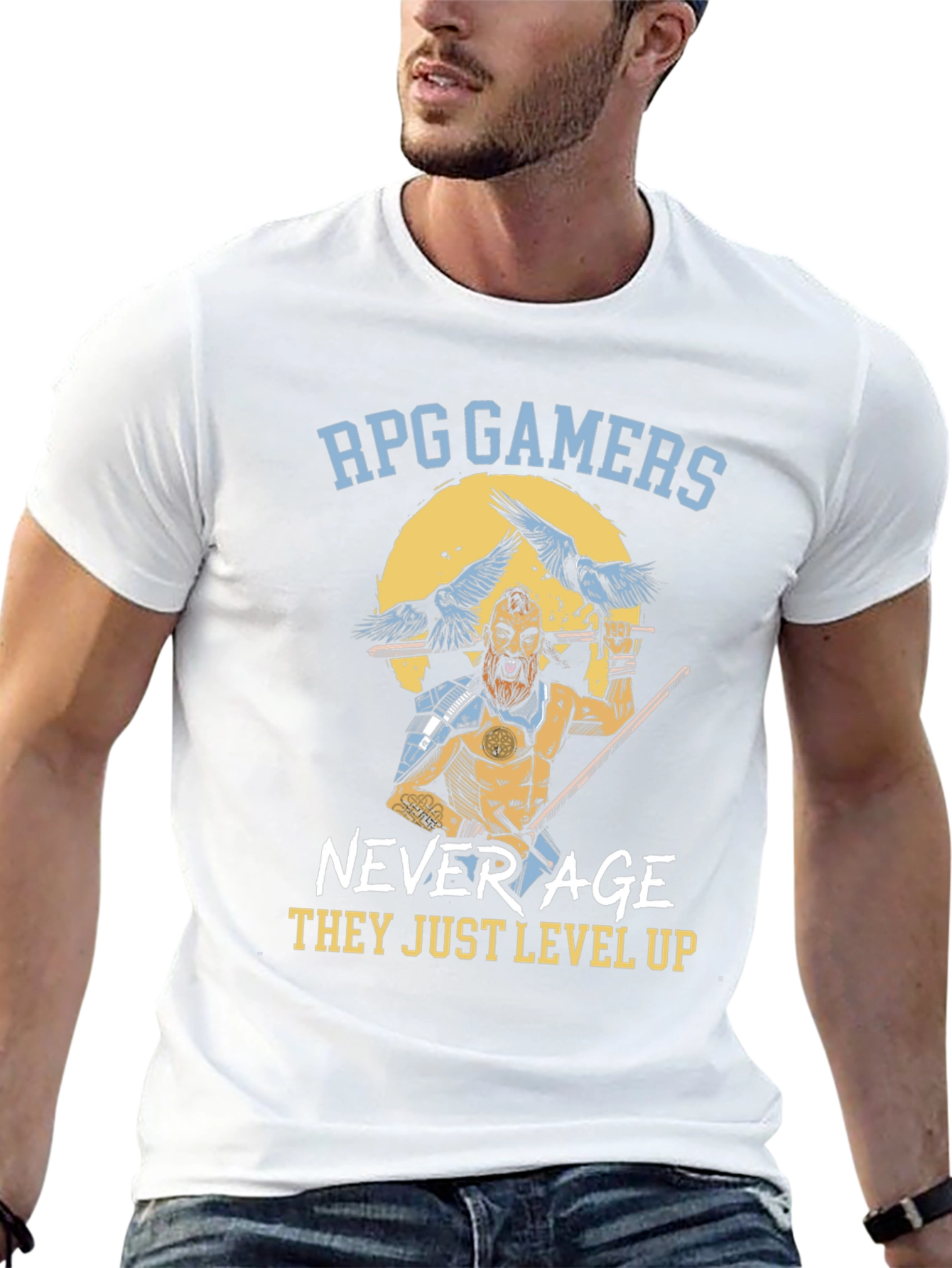 RPG Gamers T-Shirt - Level Up Design