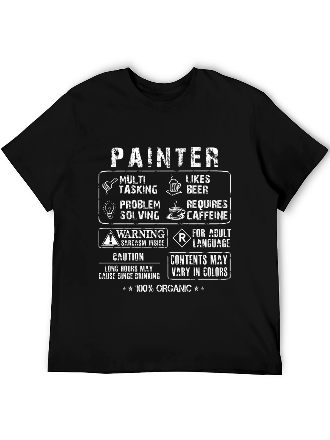 Painter Humor Graphic T-Shirt