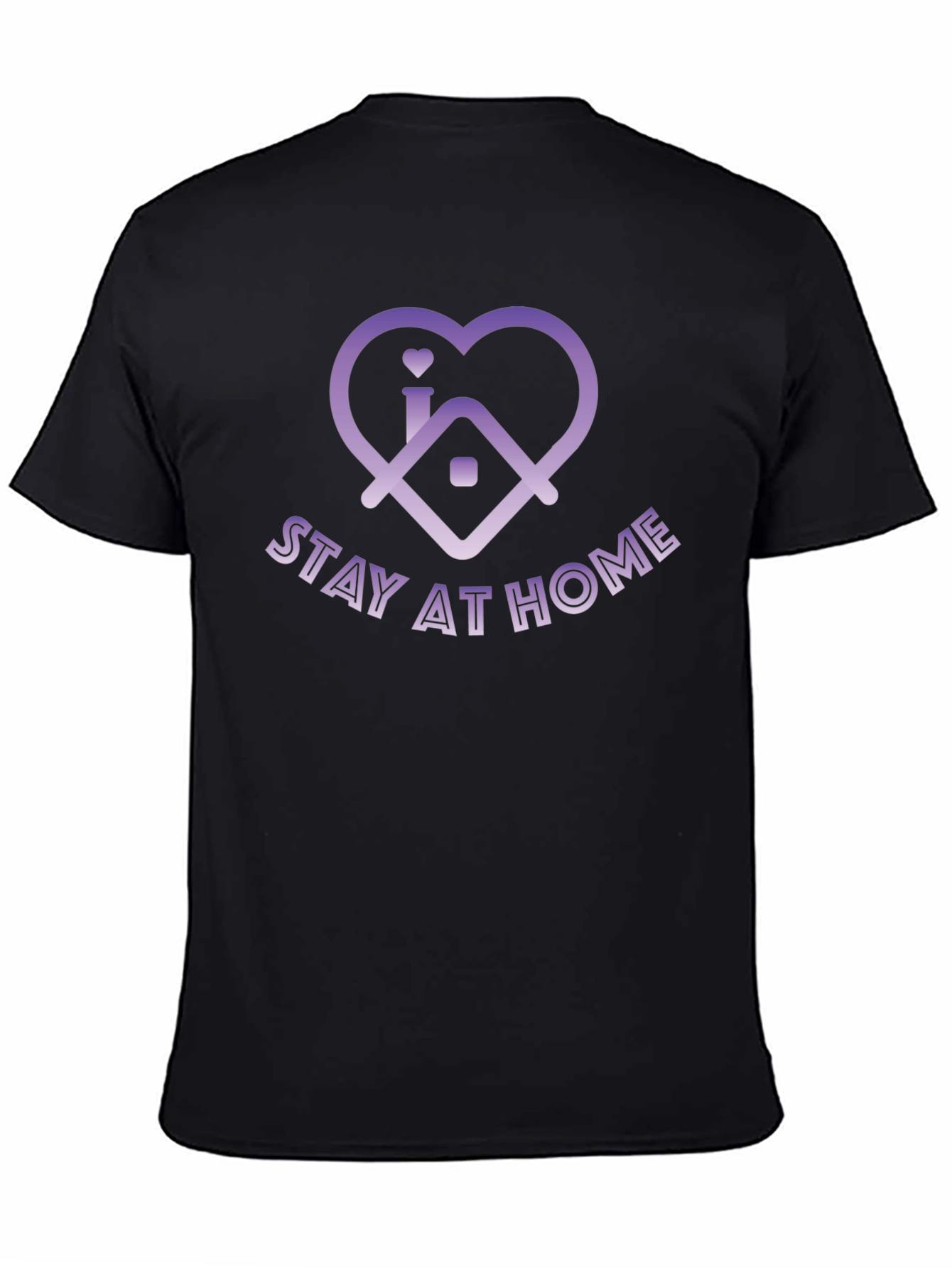 Stay at Home Heart Graphic T-Shirt