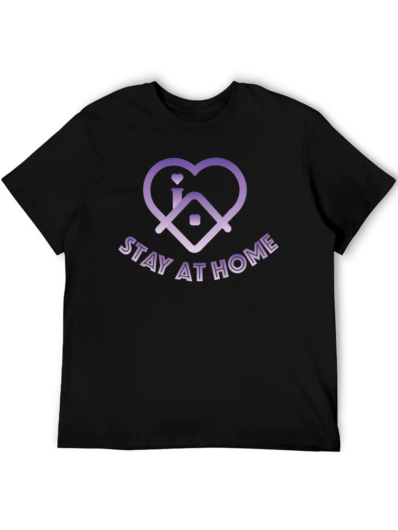 Stay at Home Heart Graphic T-Shirt