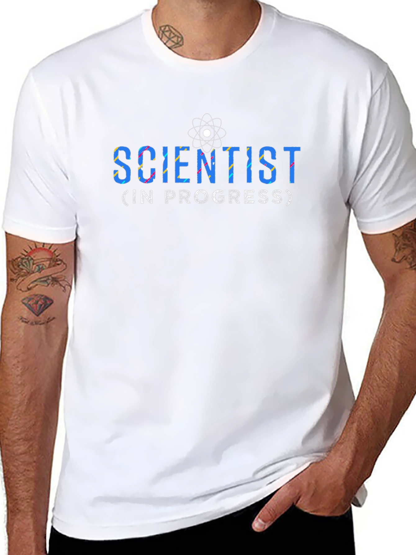 Scientist in Progress Graphic Tee - Black