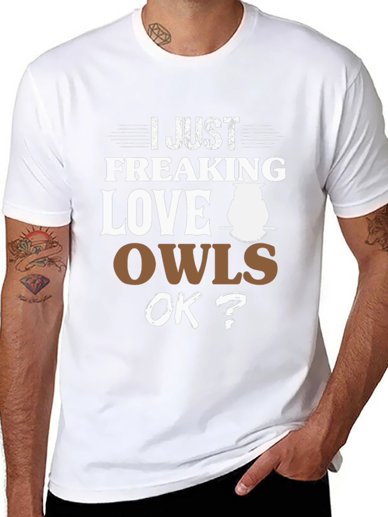 I Just Freaking Love Owls T-Shirt