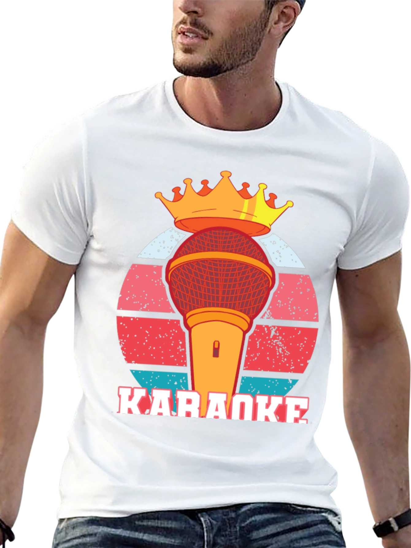 Karaoke King Graphic Tee - Sing Your Heart Out!