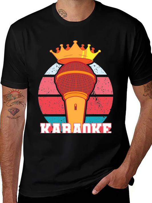 Karaoke King Graphic Tee - Sing Your Heart Out!