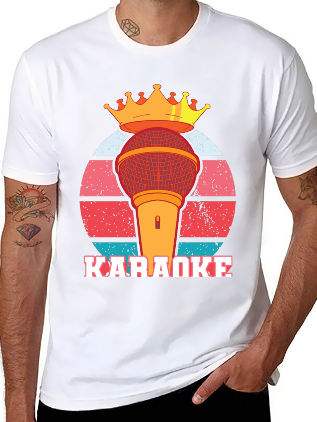 Karaoke King Graphic Tee - Sing Your Heart Out!
