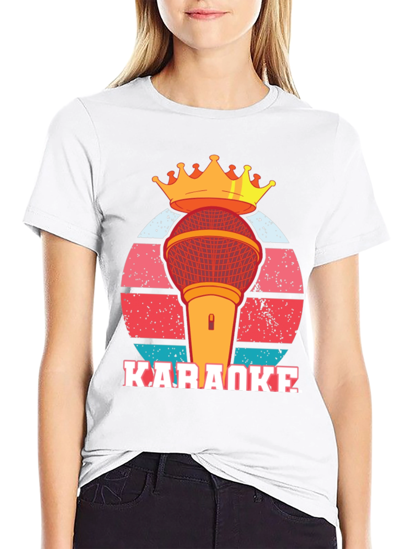 Karaoke King Graphic Tee - Sing Your Heart Out!