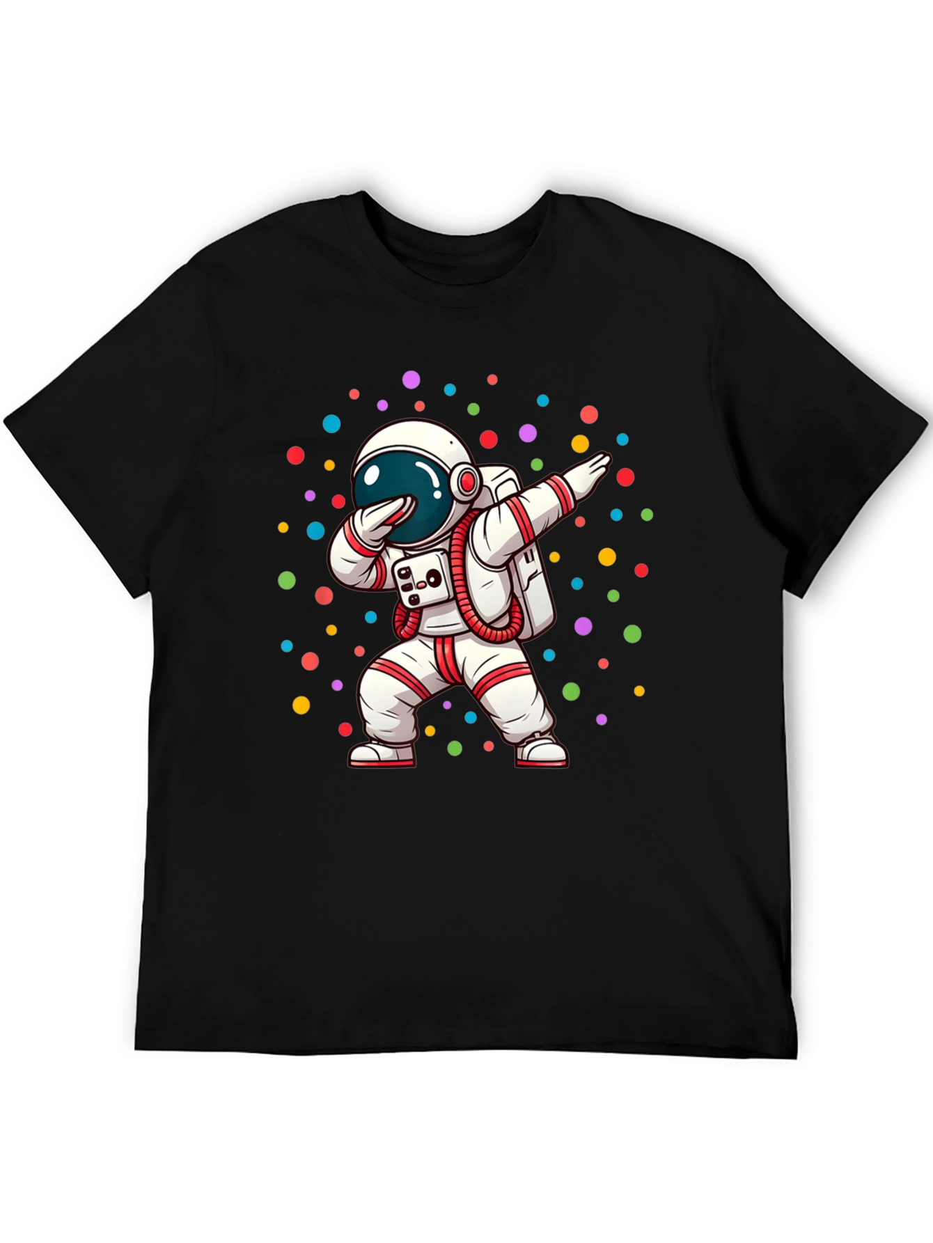 Dabbing Astronaut T-Shirt - Fun Space Design