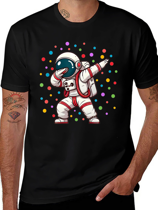 Dabbing Astronaut T-Shirt - Fun Space Design