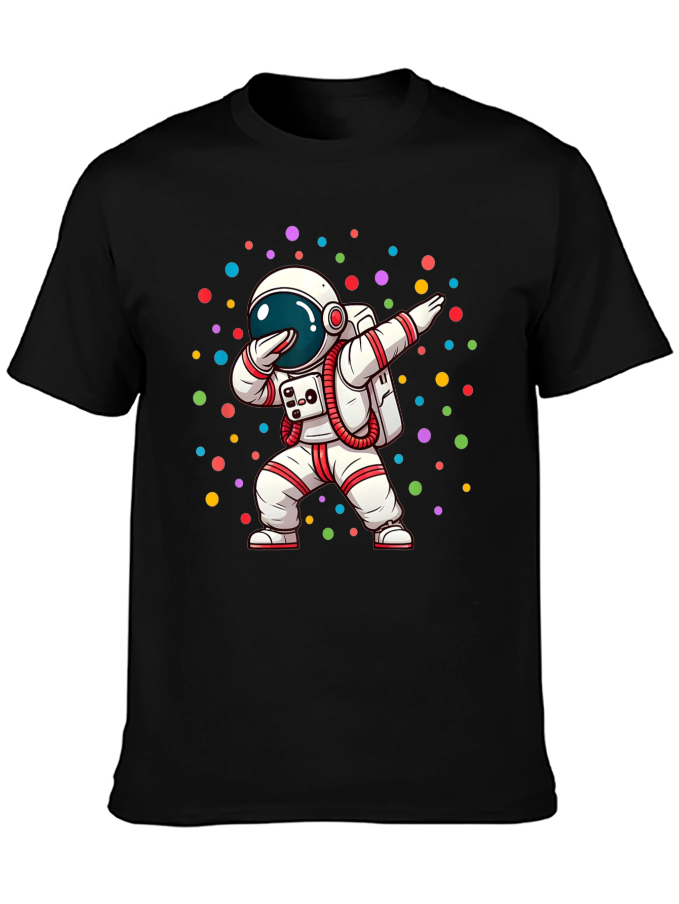 Dabbing Astronaut T-Shirt - Fun Space Design