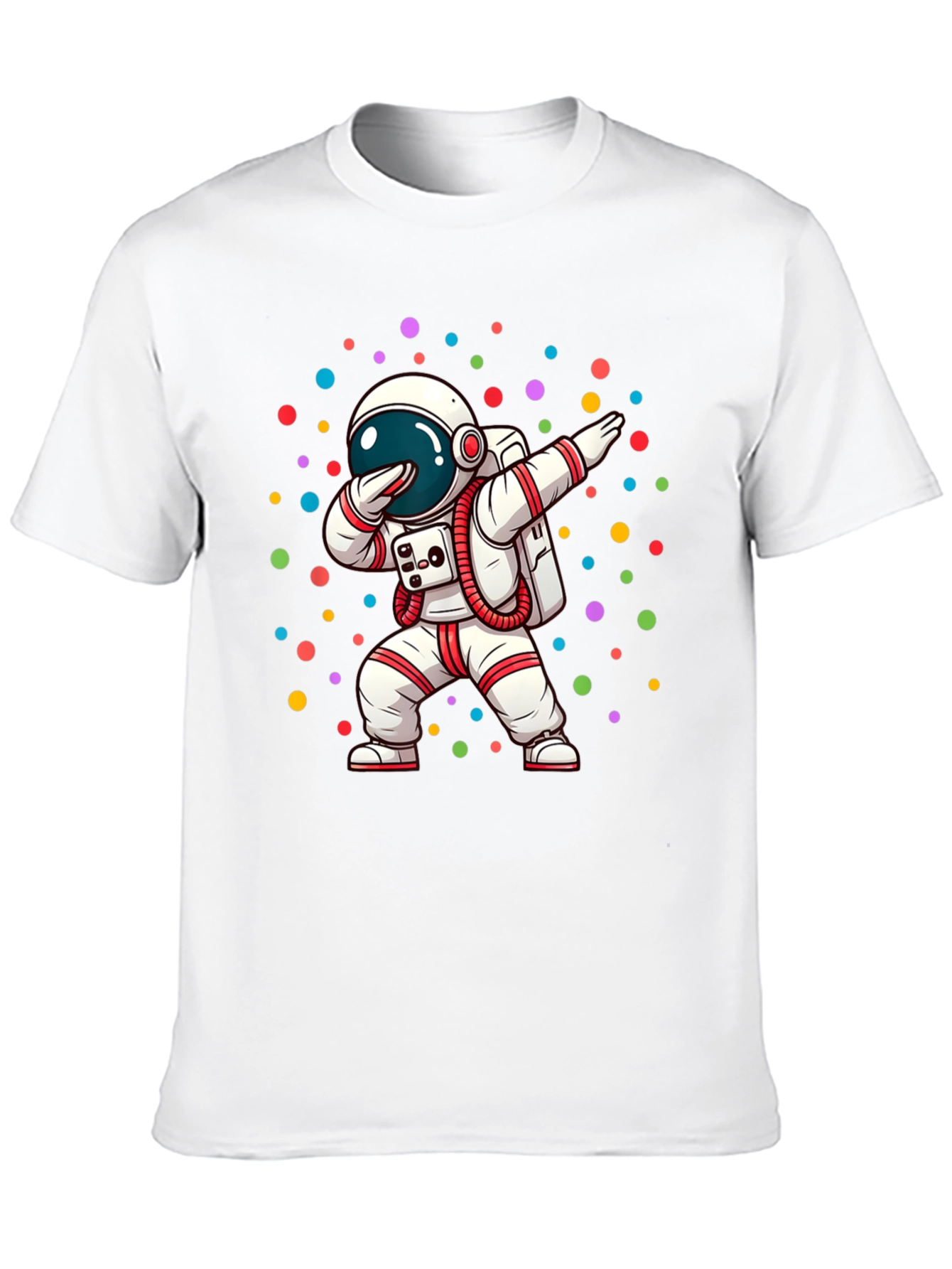 Dabbing Astronaut T-Shirt - Fun Space Design