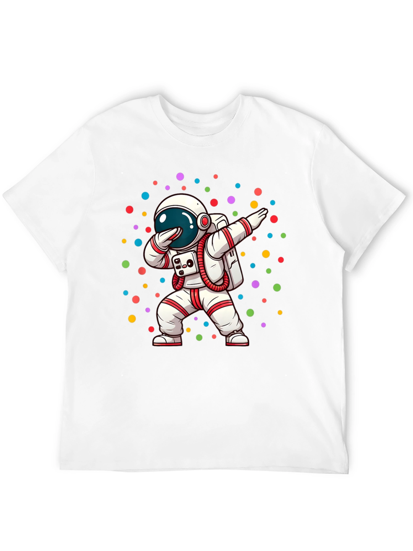 Dabbing Astronaut T-Shirt - Fun Space Design