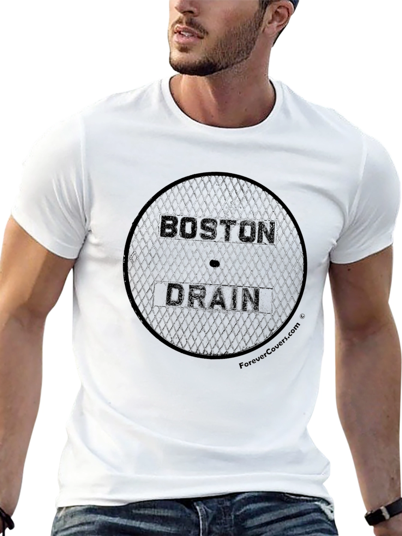 Boston Drain Graphic T-Shirt - Urban Style