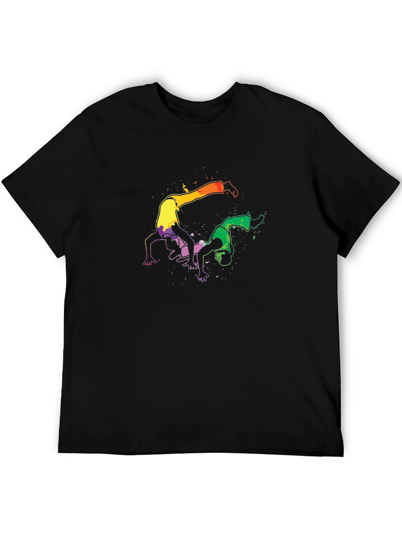 Capoeira Rainbow Silhouette T-Shirt