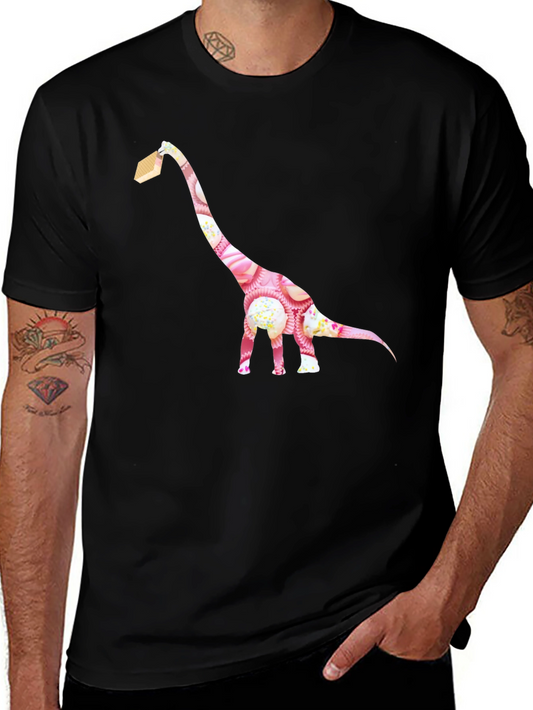 Cupcake Dinosaur Graphic T-Shirt