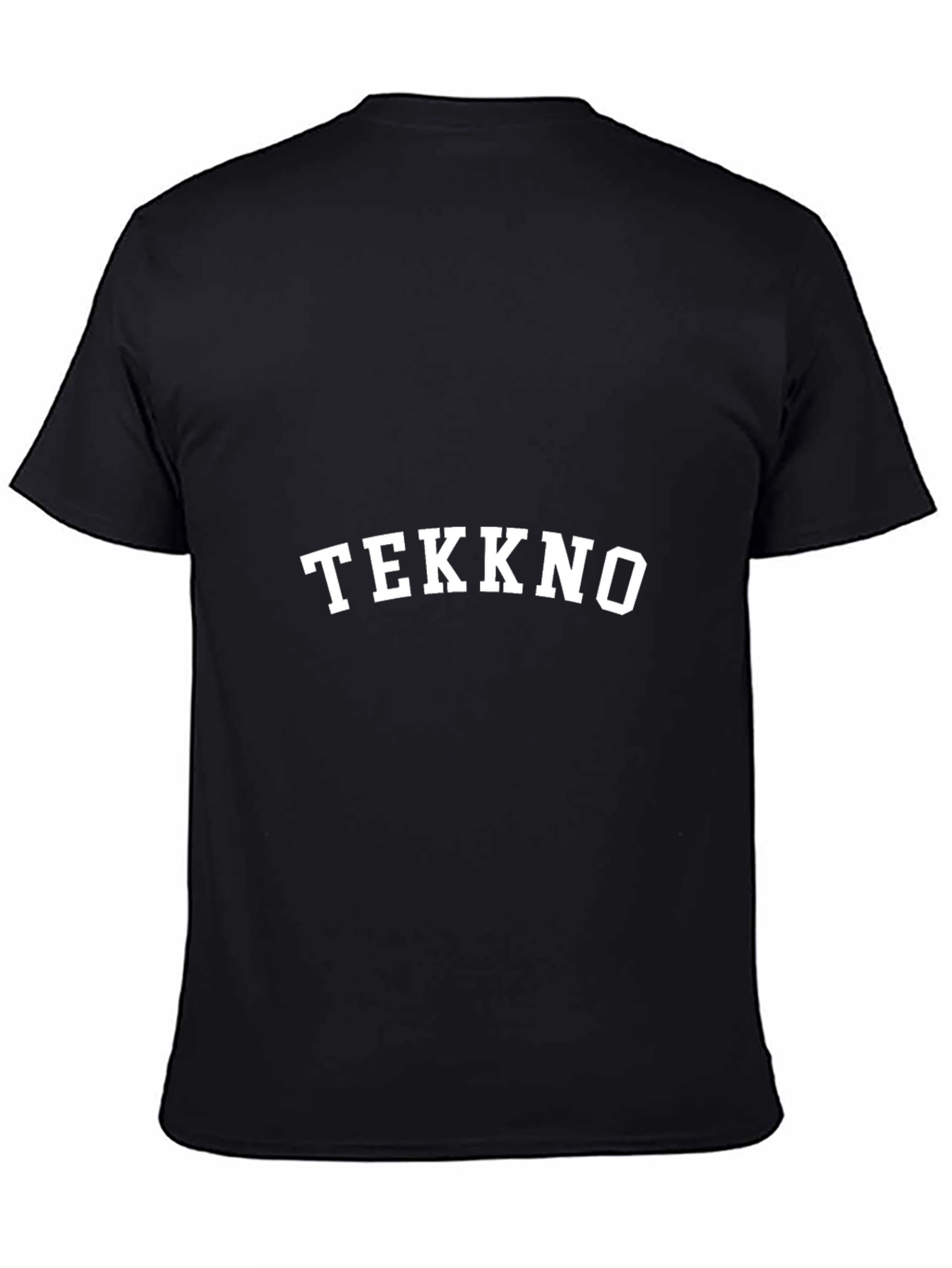 Tekkno Black Graphic Tee - Stylish & Comfortable