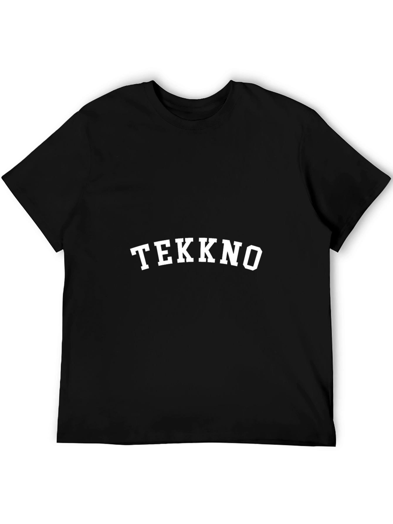 Tekkno Black Graphic Tee - Stylish & Comfortable