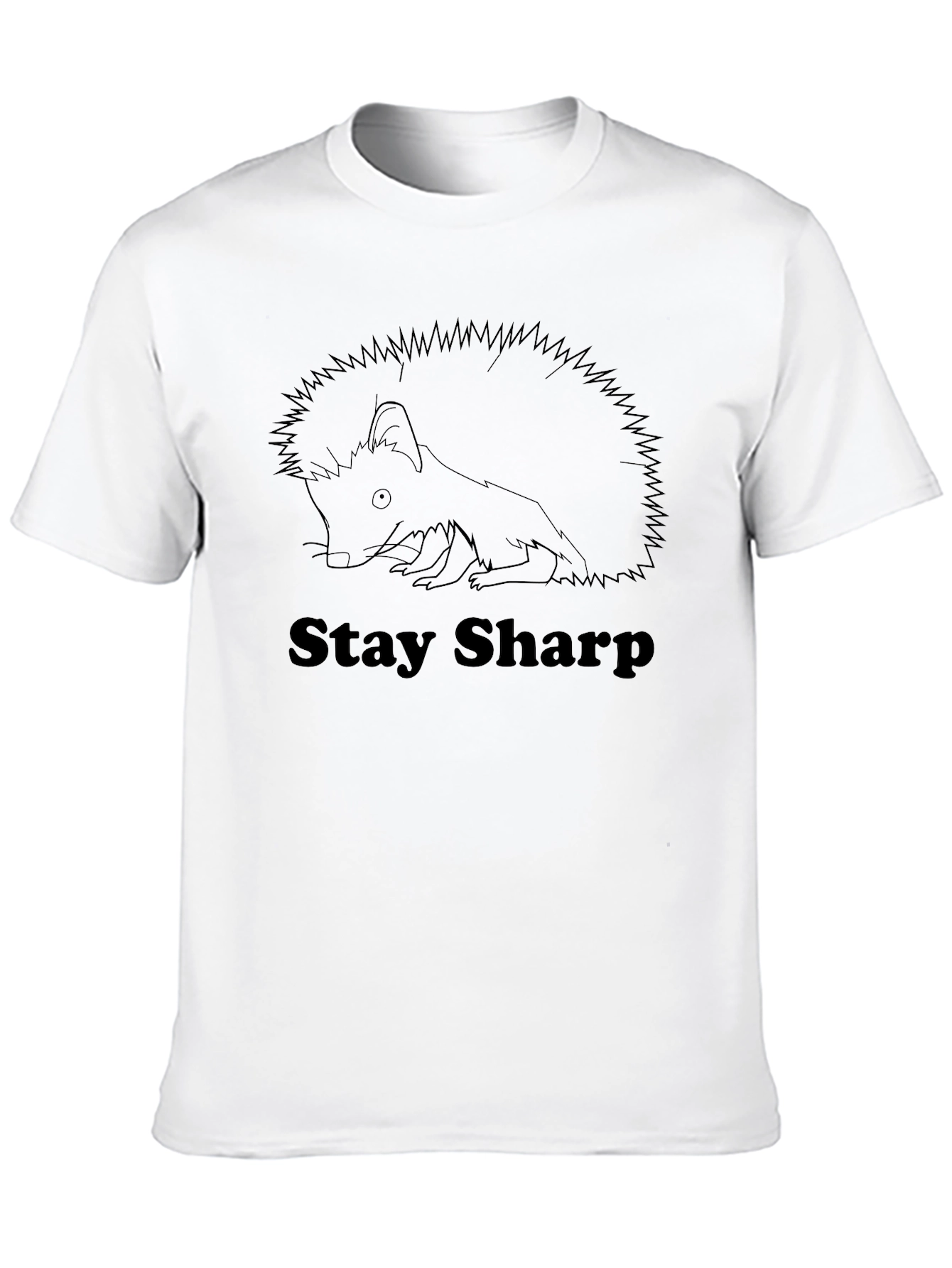 Stay Sharp Hedgehog Graphic Tee