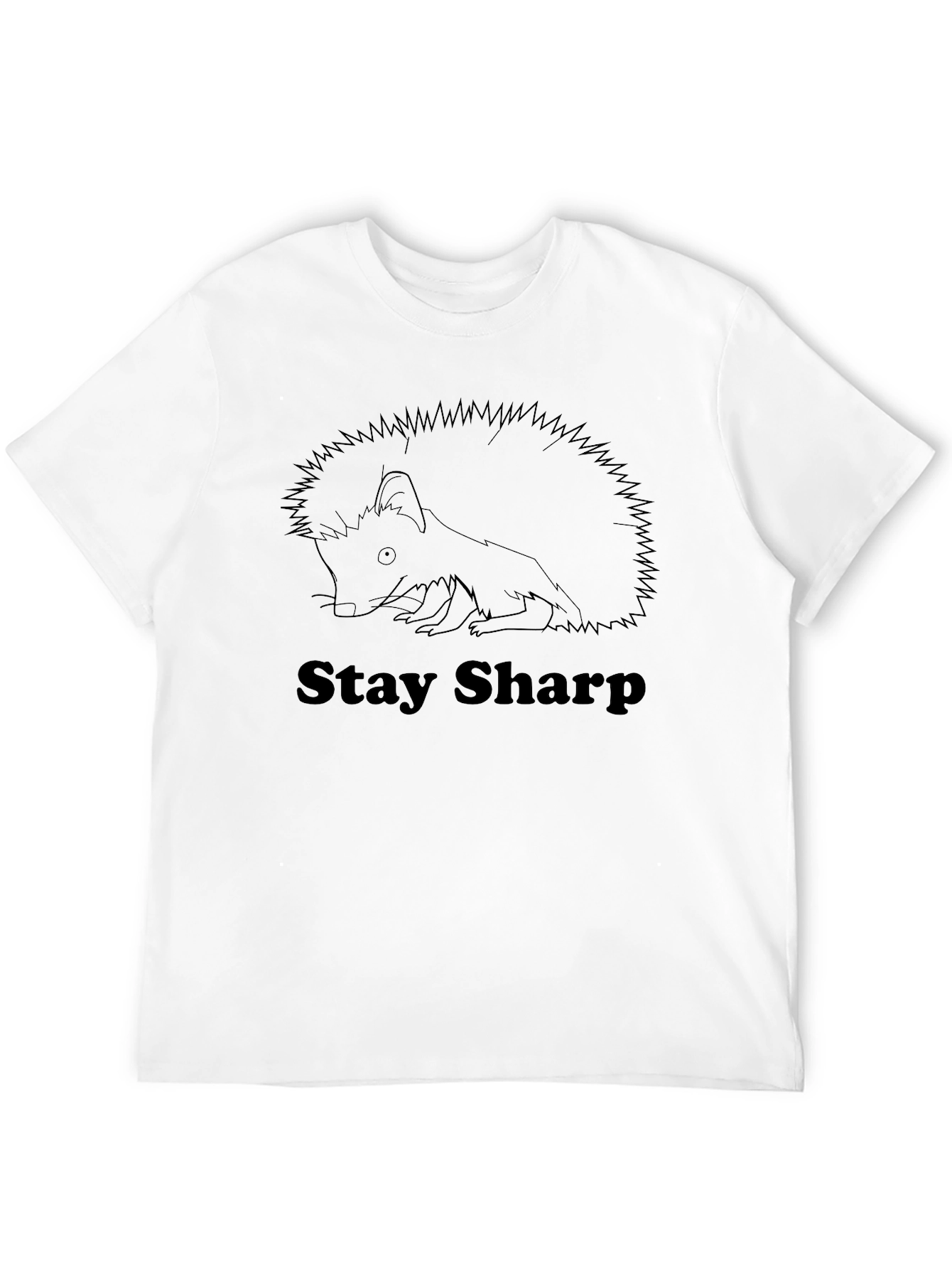 Stay Sharp Hedgehog Graphic Tee