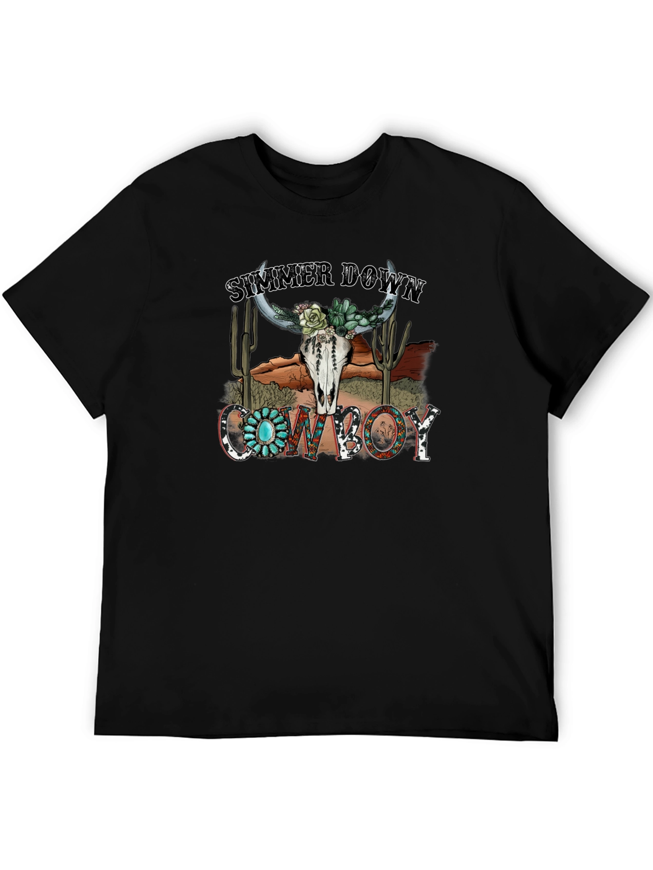 Summer Down Cowboy Graphic Tee