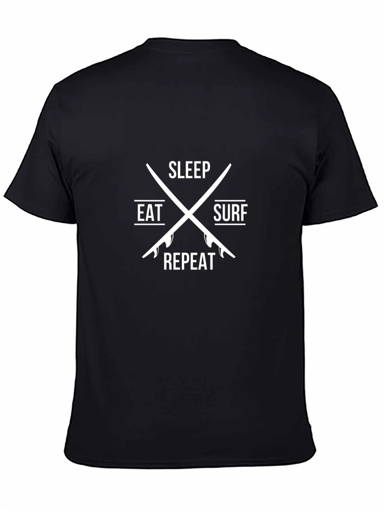 Eat Sleep Surf Repeat Graphic Tee