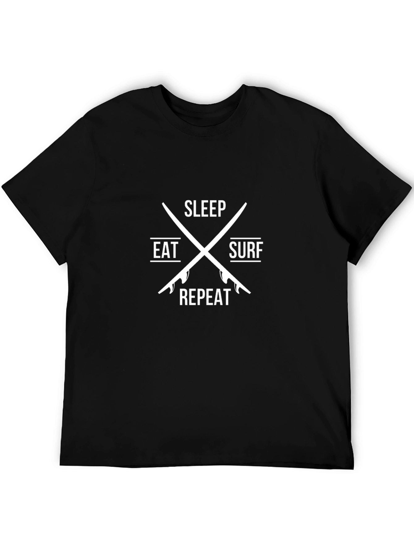 Eat Sleep Surf Repeat Graphic Tee
