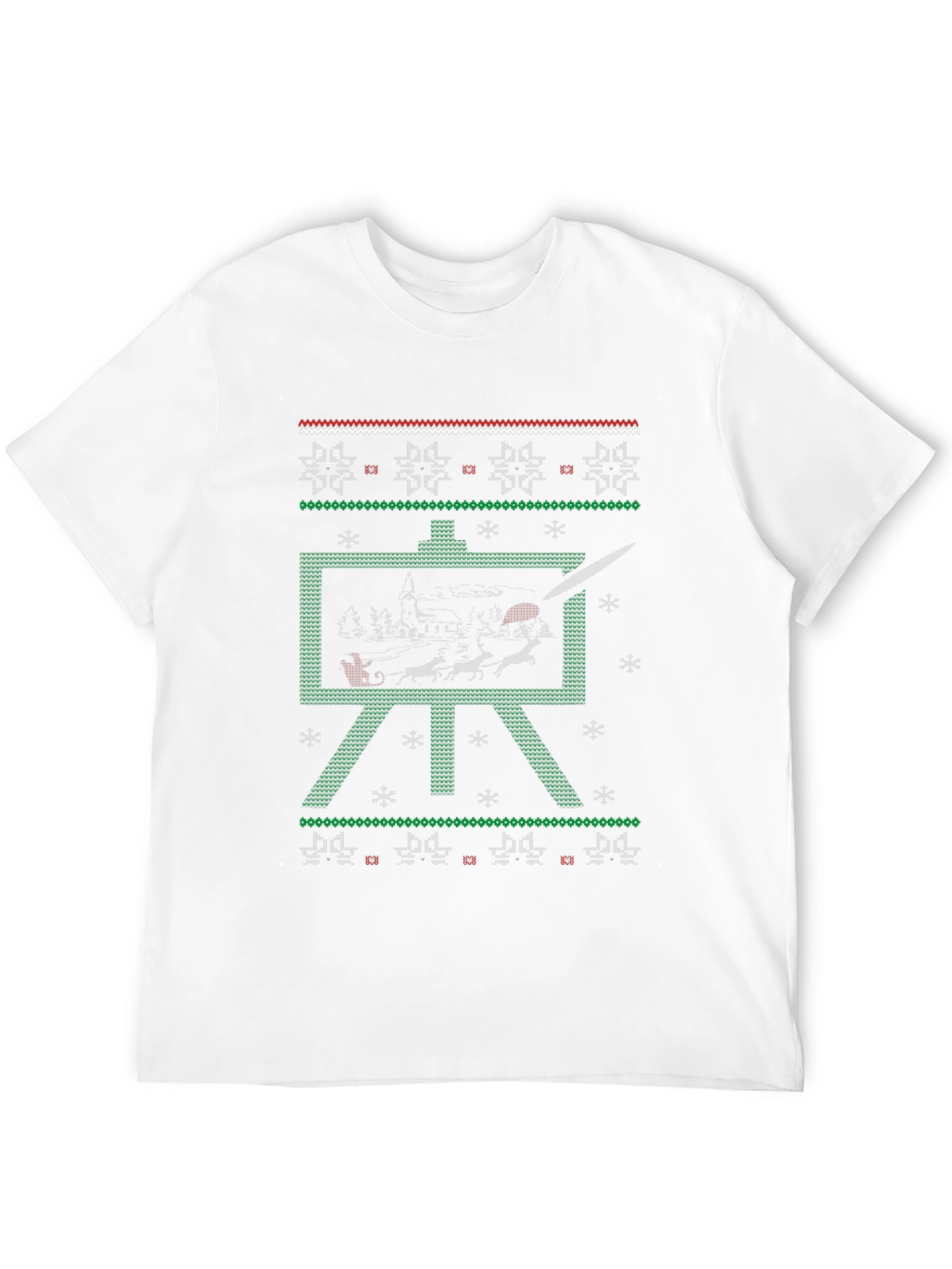 Painters Christmas Ugly Sweater T-Shirt
