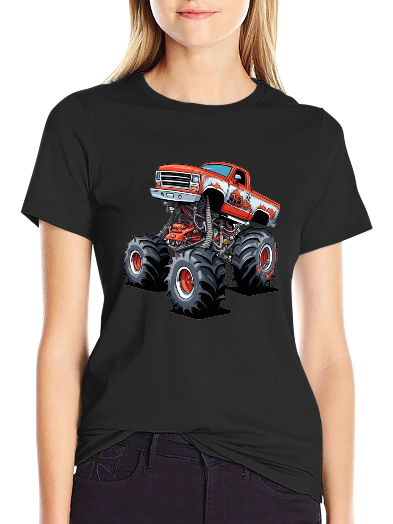 Monster Truck Graphic Tee - Cool Automotive Design