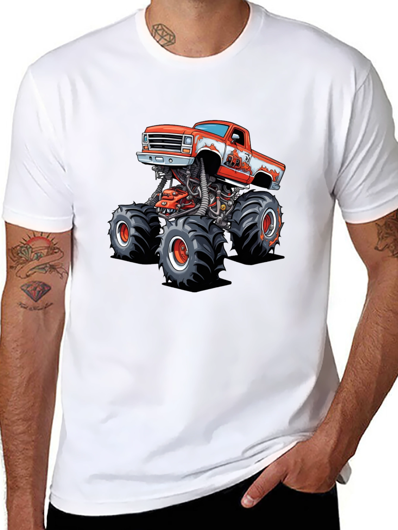Monster Truck Graphic Tee - Cool Automotive Design