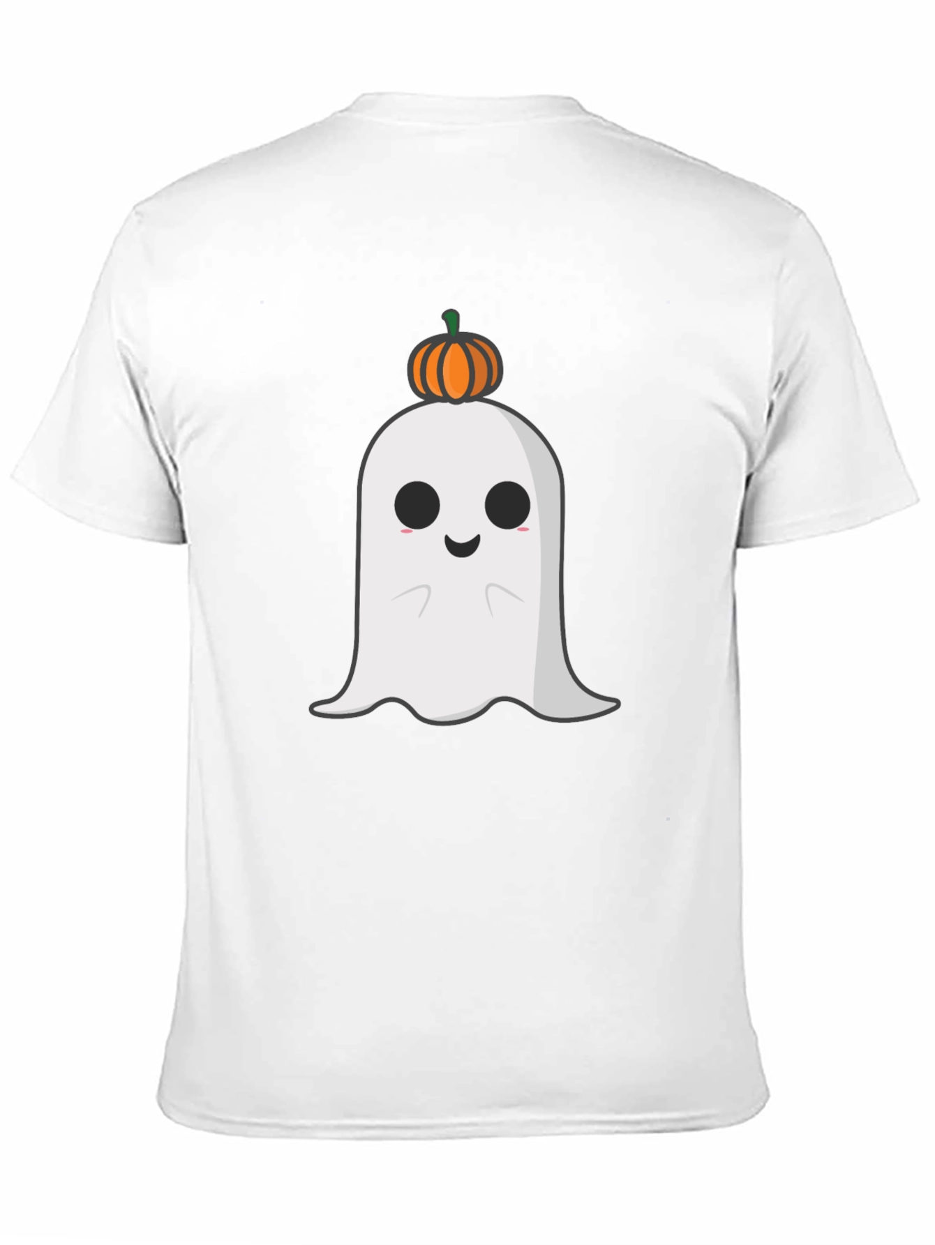 Spooky Ghost with Pumpkin T-Shirt