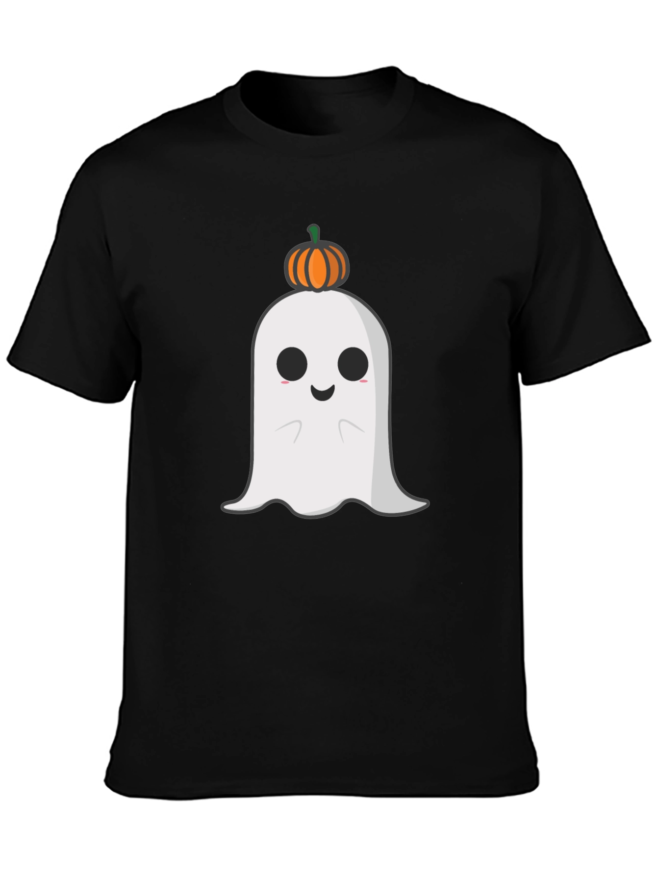 Spooky Ghost with Pumpkin T-Shirt