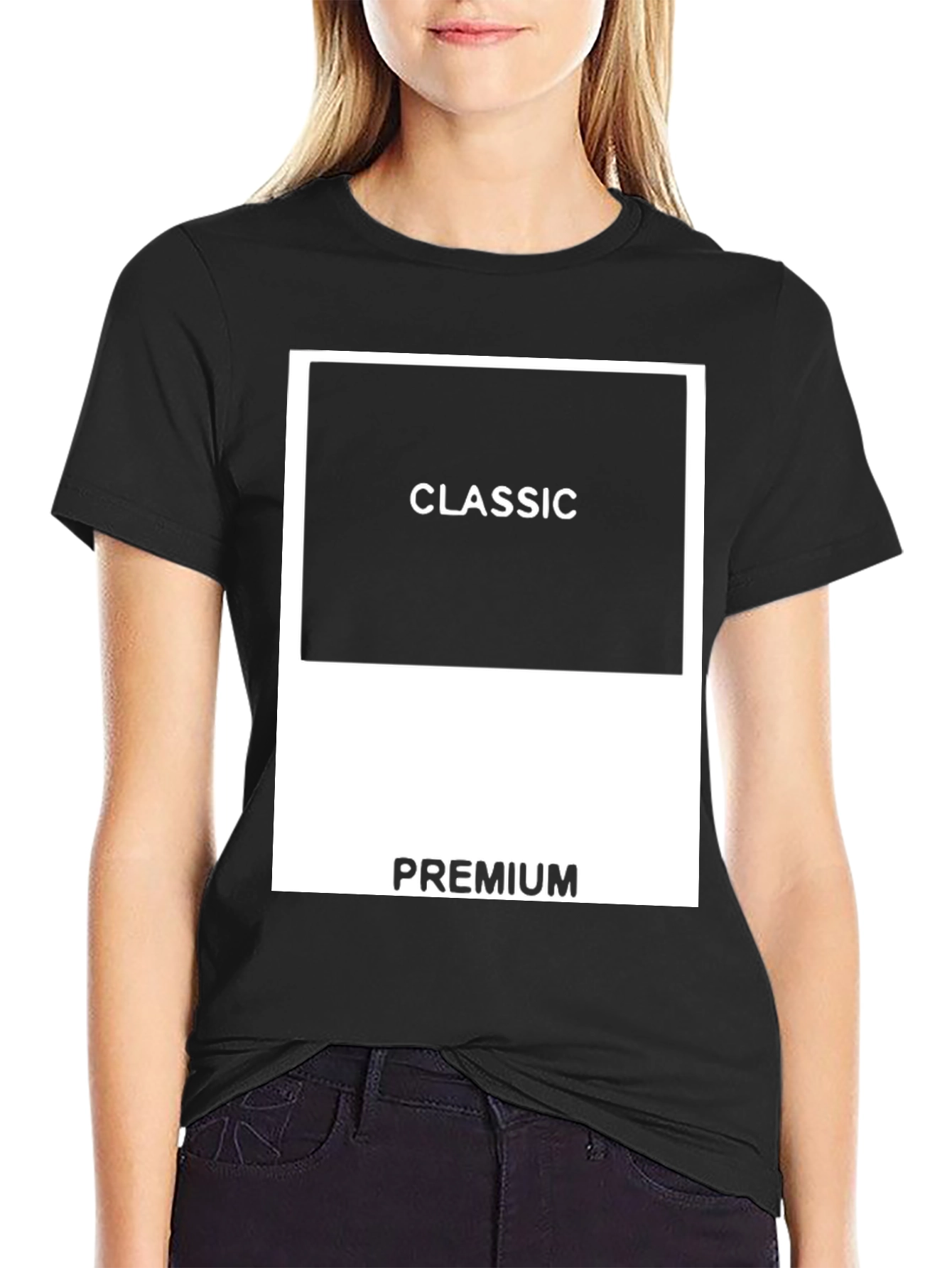 Classic Premium Black Graphic T-Shirt