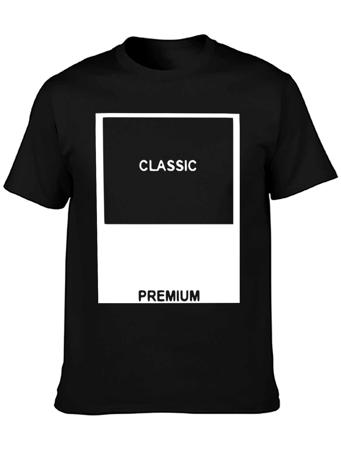 Classic Premium Black Graphic T-Shirt