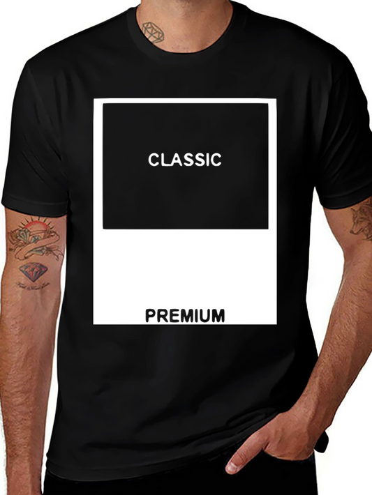 Classic Premium Black Graphic T-Shirt