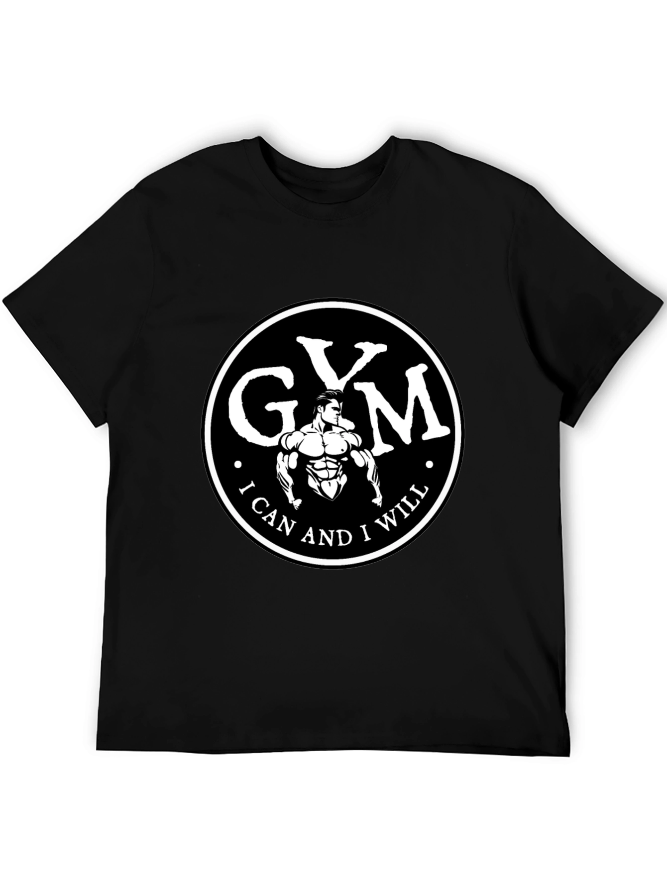 Gym Motivation T-Shirt - I Can and I Will