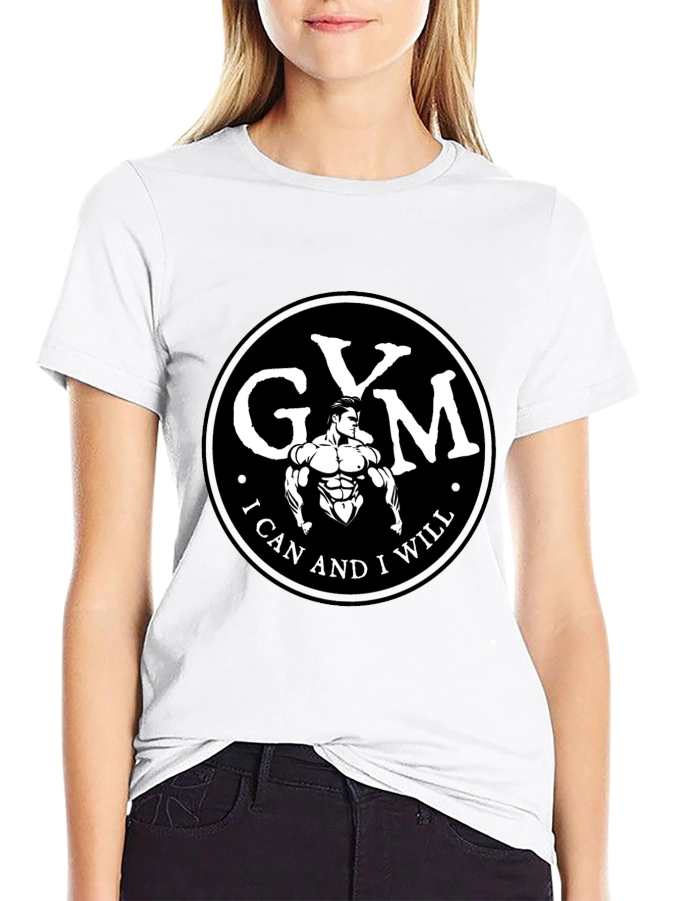 Gym Motivation T-Shirt - I Can and I Will