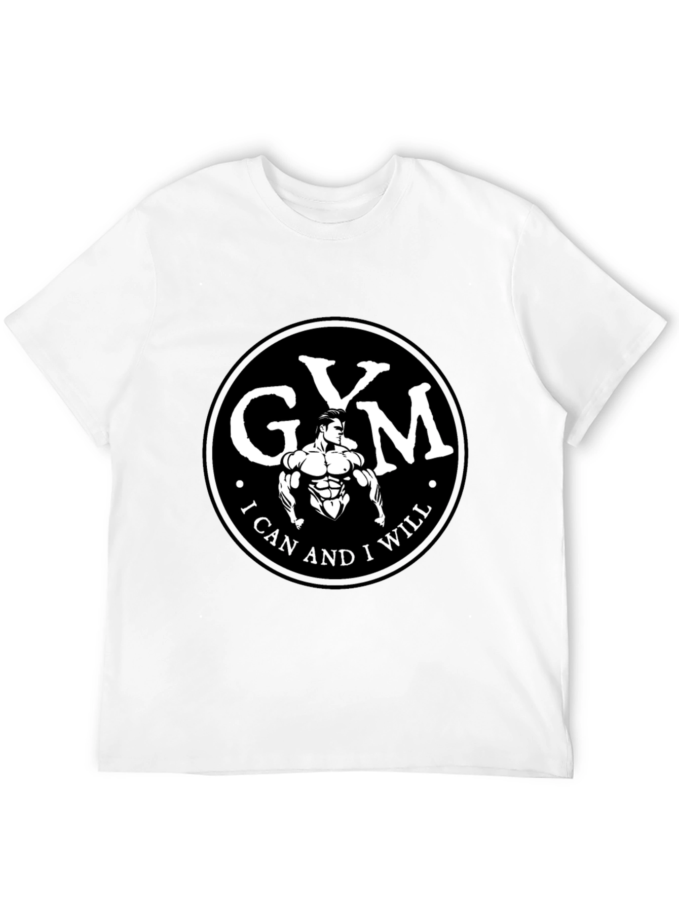 Gym Motivation T-Shirt - I Can and I Will