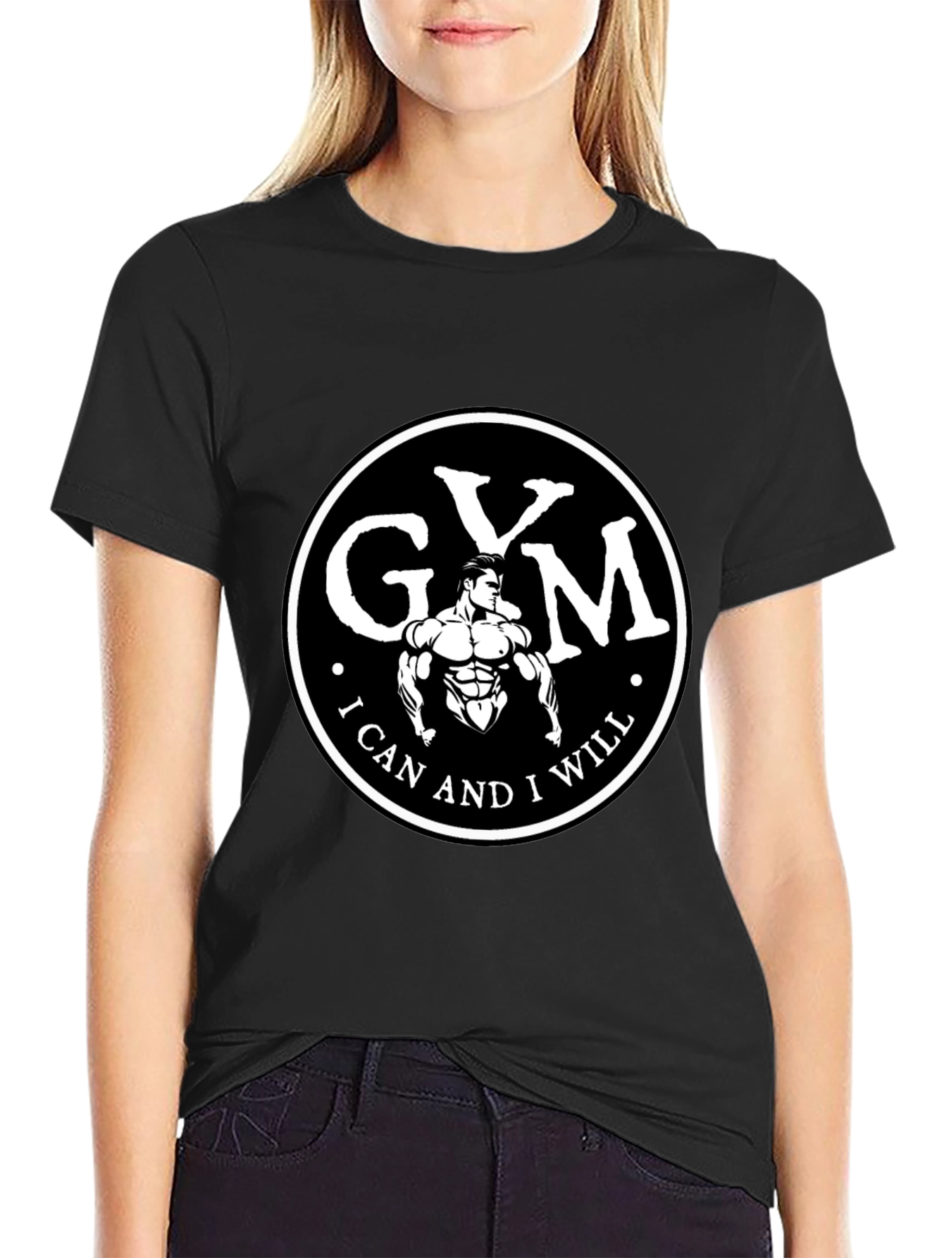 Gym Motivation T-Shirt - I Can and I Will