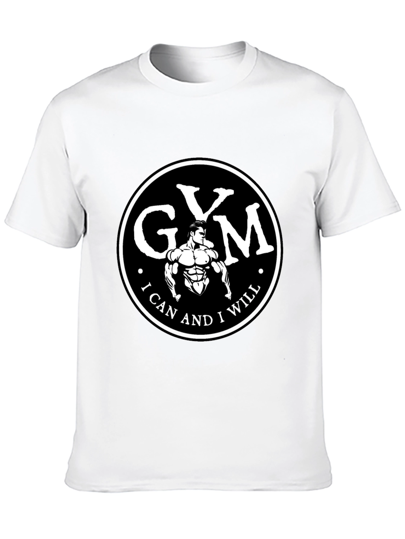 Gym Motivation T-Shirt - I Can and I Will