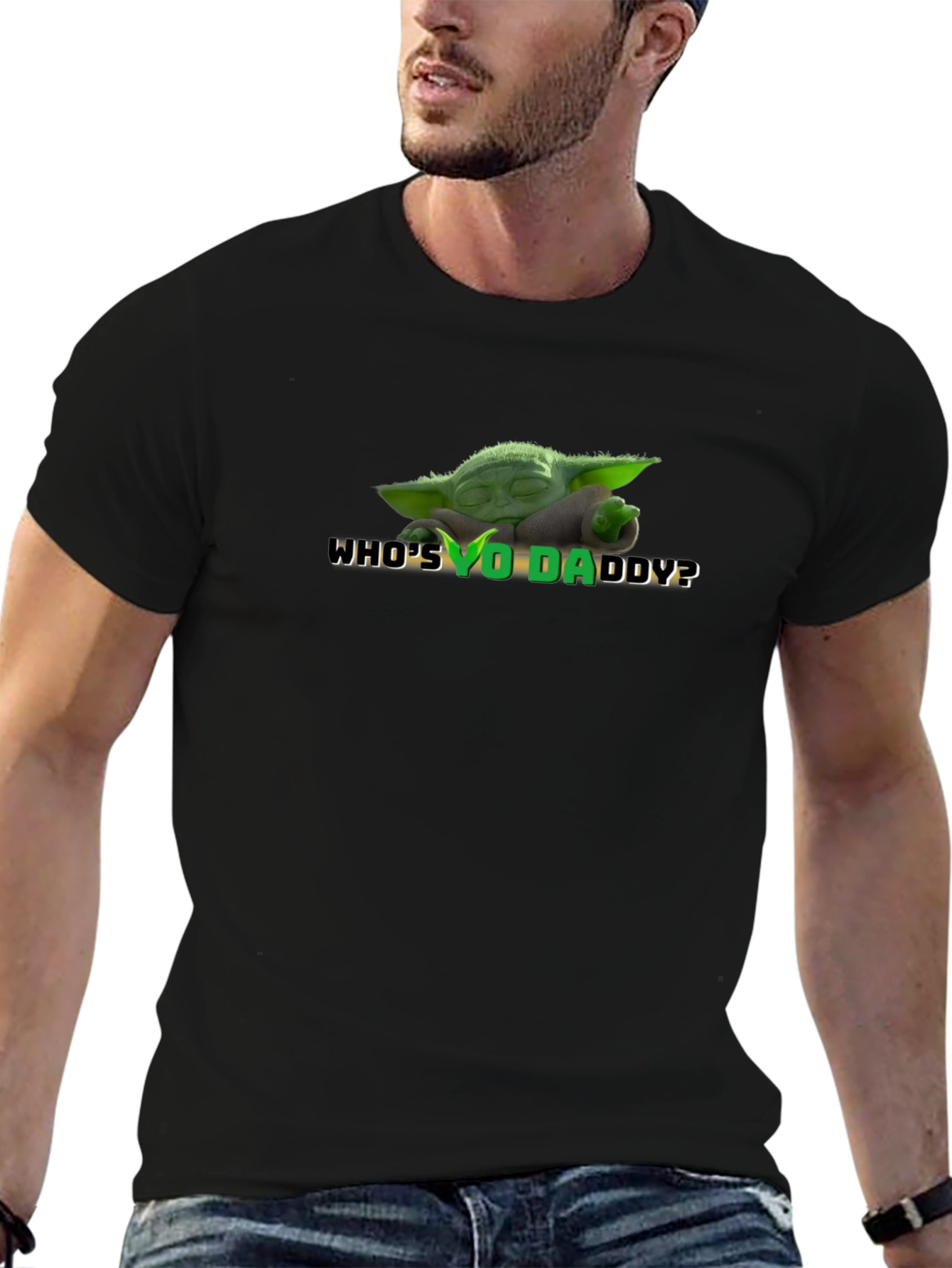 Whos Yo-Daddy? Yoda Graphic T-Shirt