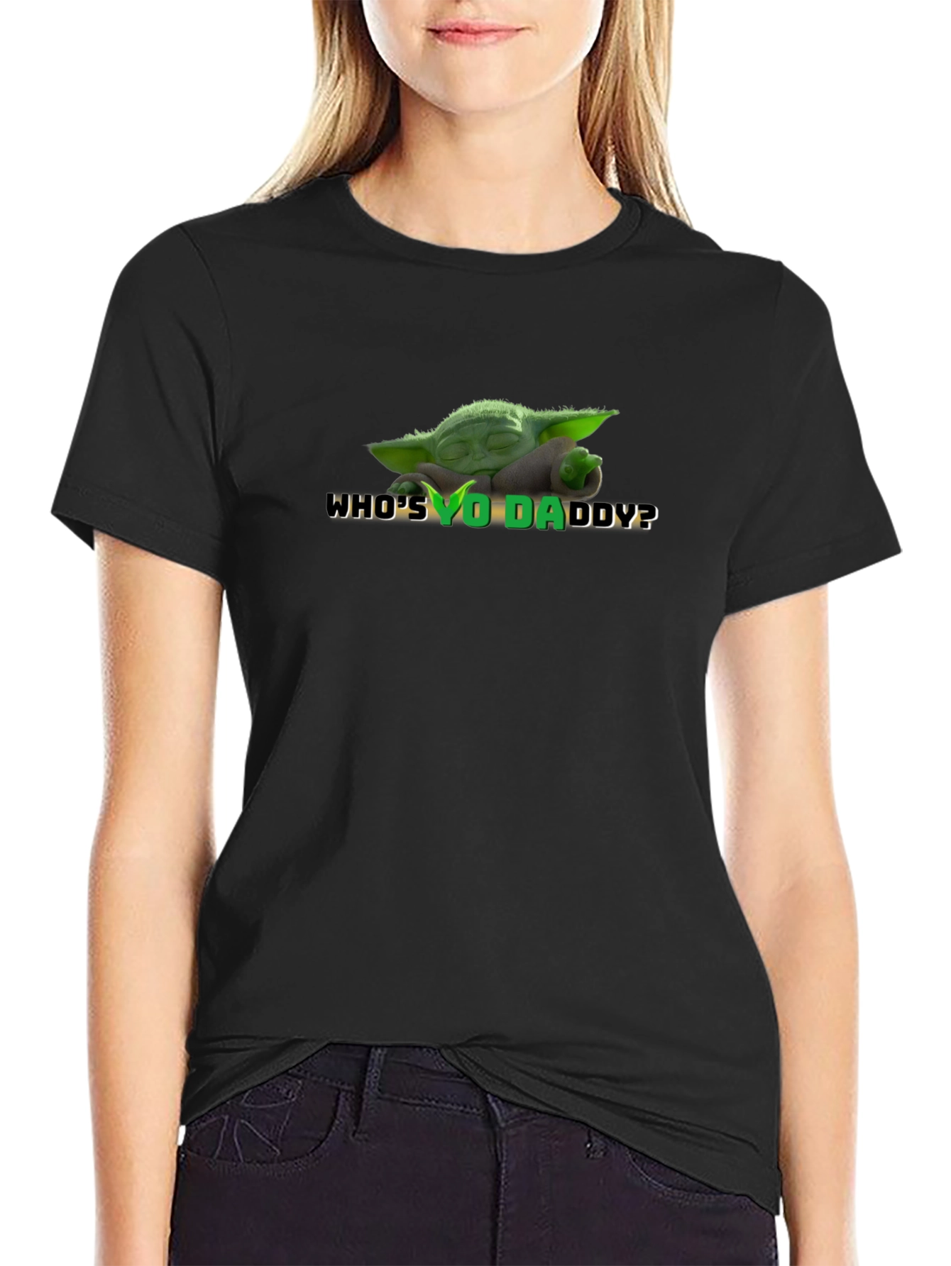 Whos Yo-Daddy? Yoda Graphic T-Shirt