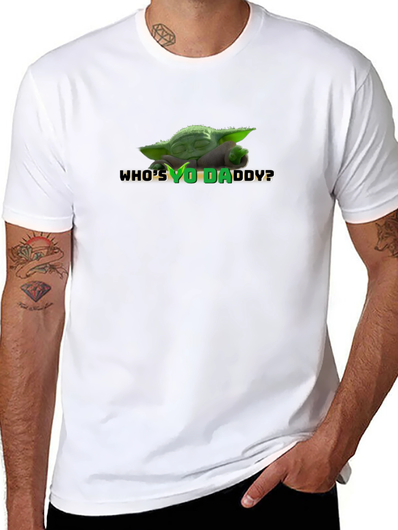 Whos Yo-Daddy? Yoda Graphic T-Shirt
