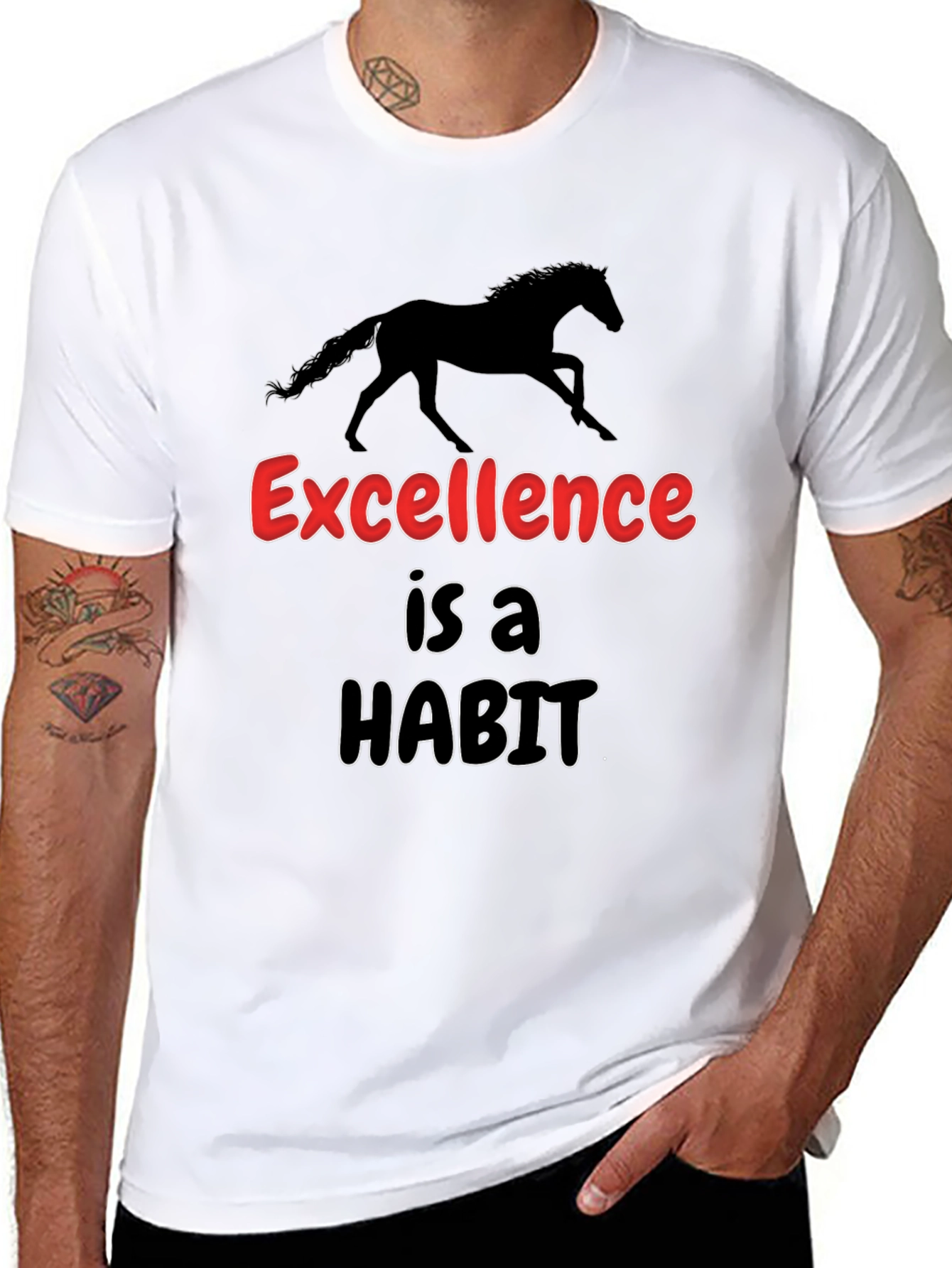 Excellence is a Habit Graphic Tee